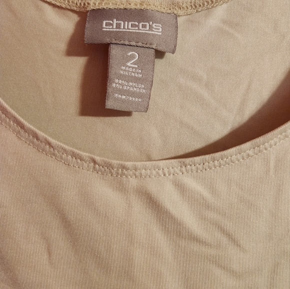 CHICO'S SHELLS LOT OF 2 (1 Cream1 BEIGE) CHICO'S SIZE 2 - Picture 4 of 9